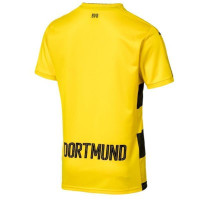 BVB Home Replica Shirt w. Sponsor, gelb/schwarz XS