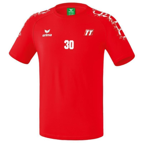 HSG ERIMA GRAFFIC 5-C T-Shirt rot/weiß