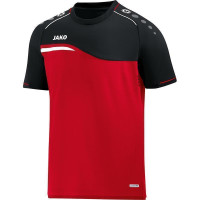 JAKO T-Shirt Competition 2.0, rot/schwarz, Größe: M