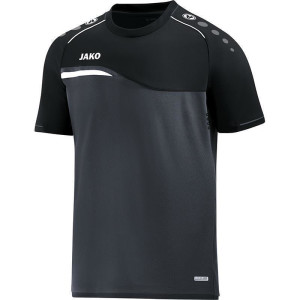 JAKO T-Shirt Competition 2.0, anthrazit/schwarz,...