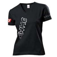 WHG Monster T-Shirt Damen Schwarz mit Personalisierung