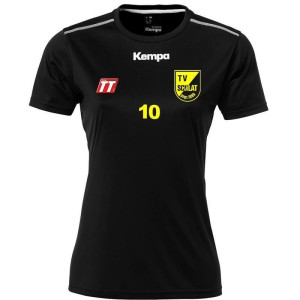 TVS KEMPA Poly Women Shirt schwarz keine Personalisierung