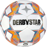 DERBYSTAR Trainingsball Stratos Light v23, weiß/blau/orange