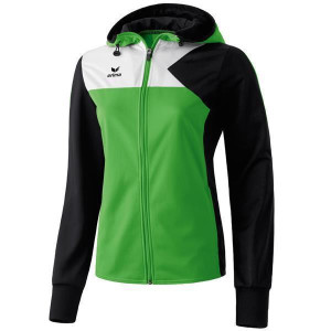 ERIMA Premium One Trainingsjacke mit Kapuze grün Damen