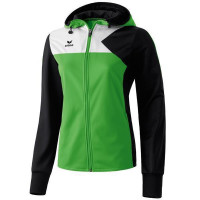 ERIMA Premium One Trainingsjacke mit Kapuze grün Damen 34