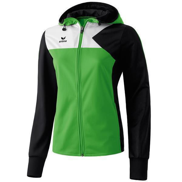 ERIMA Premium One Trainingsjacke mit Kapuze grün Damen 36