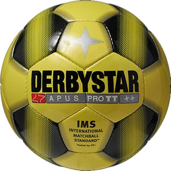 DERBYSTAR Apus Pro TT Trainingsball gelb/schwarz