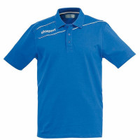 UHLSPORT Stream 3.0 Polo Shirt XXL azurblau/weiß (LT KW 8/16)